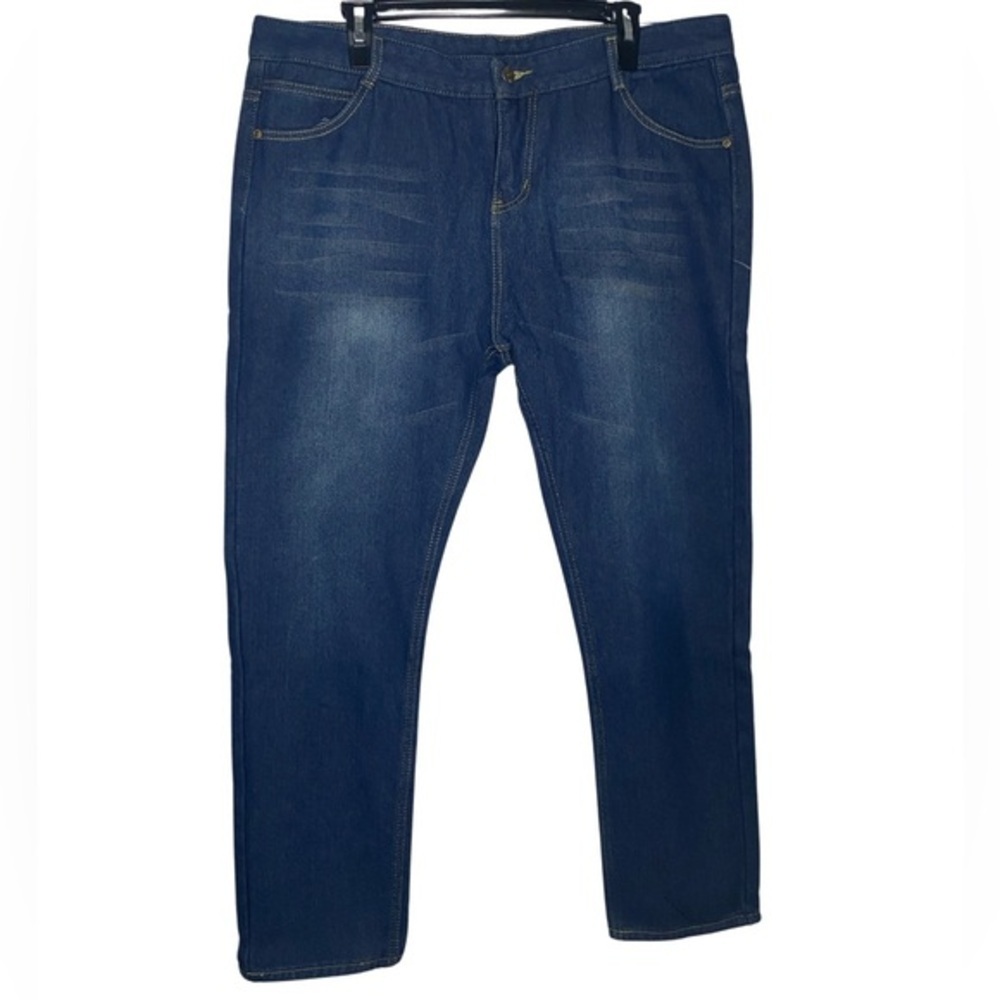 NWT Weststreet Slim Straight Leg Jeans (Size:38, Color:Blue)
